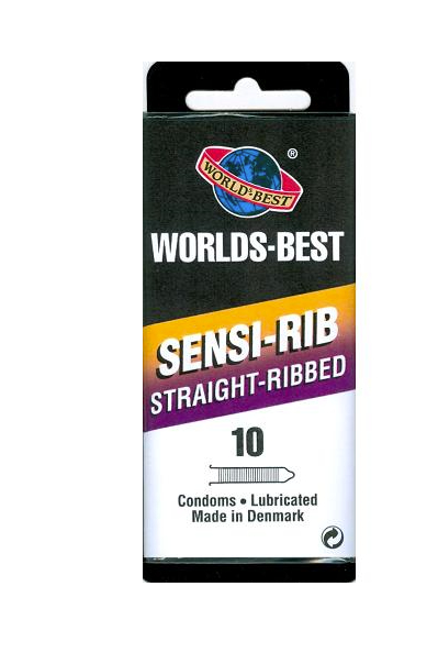 Worlds Best Sensi-Rib 100 stk