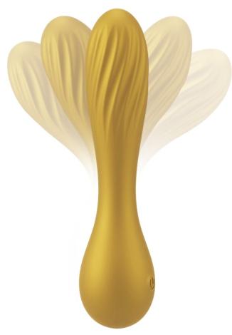 Fleksibel Mini G-punkt Vibrator - Guld-2