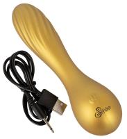 Fleksibel Mini G-punkt Vibrator - Guld-9