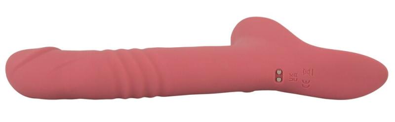 Stødende Strap-On vibrator med Fjernbetjening-8