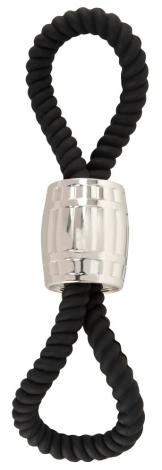 Heavy Rope Cock Strap with two Loops-4