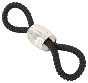Heavy Rope Cock Strap with two Loops-2