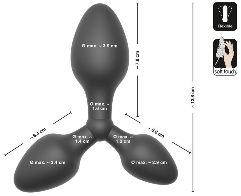 Triple Training Butt Plug-8