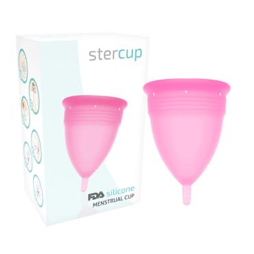 Menstruationskop pink, fda. str. L-1