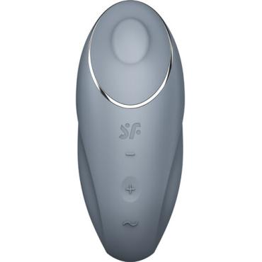SATISFYER - TAP & CLIMAX 1 GRÅ LAY-ON VIBRATOR-2