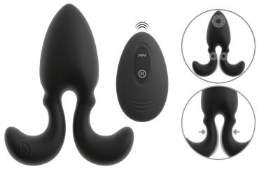 ANOS Vibrating Buttplug med Flexible Vinger-2