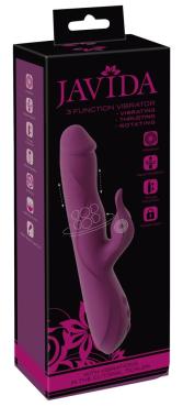 Javida Rabbit Vibrator med 3 funktioner-1